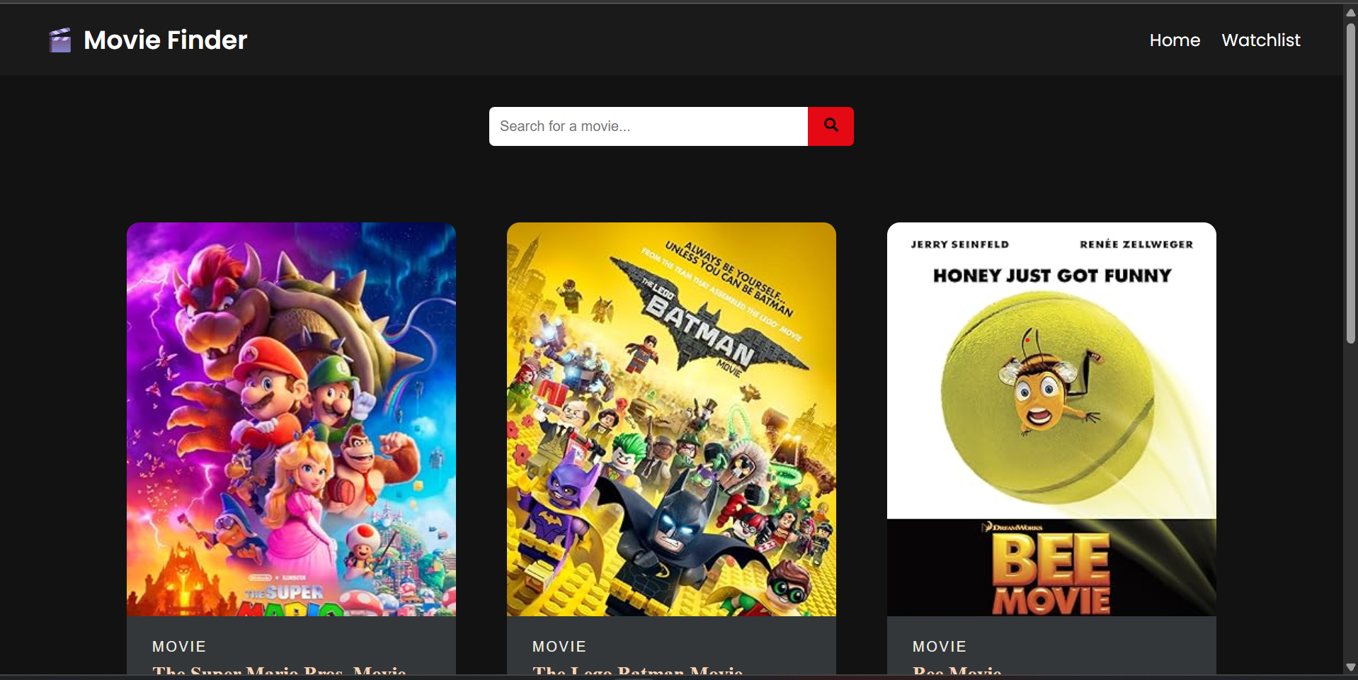 Project: MovieFinder